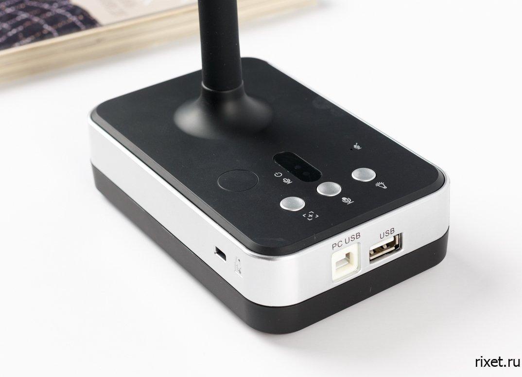 Документ-камера RIXET DK-002 с рабочей областью до А3, разрешением 10 Мп и гибким механизмом кронштейна "гусиная шея" Документ-камера RIXET DK-002 с рабочей областью до А3, разрешением 10 Мп и гибким механизмом кронштейна "гусиная шея"