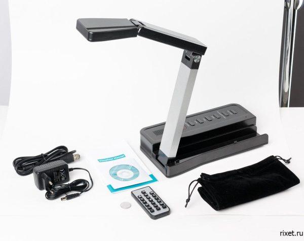 Документ-камера RIXET DK-007 с рабочей областью до А4,  разрешением 5 Мп, цифровым увеличением х8 Документ-камера RIXET DK-007 с рабочей областью до А4,  разрешением 5 Мп, цифровым увеличением х8
