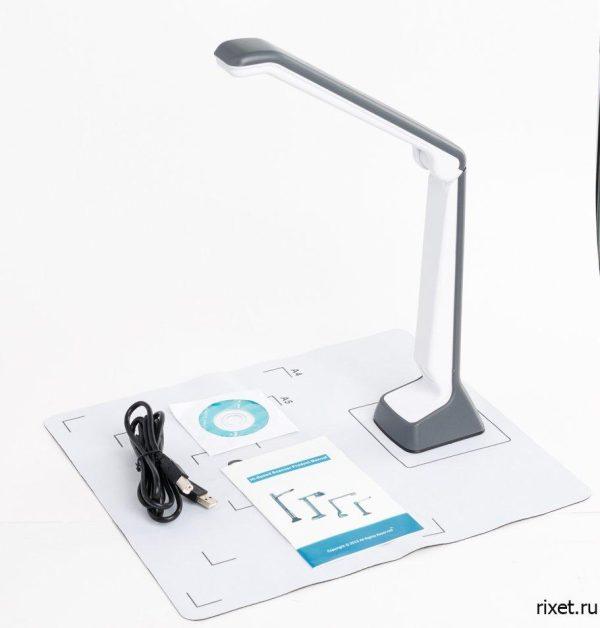 Документ-камера RIXET DK-001 с рабочей областью до А4 и разрешением 3 Мп Документ-камера RIXET DK-001 с рабочей областью до А4 и разрешением 3 Мп