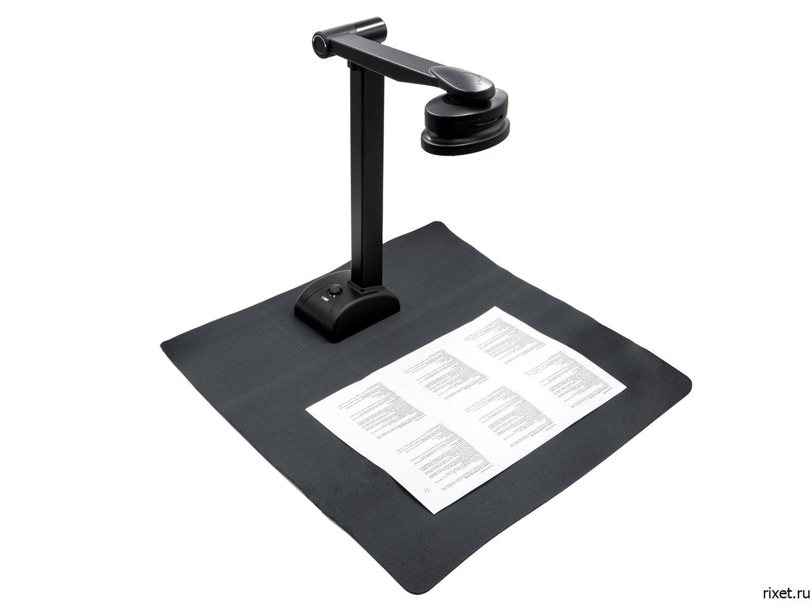 Документ-камера RIXET DK-004 с рабочей областью до А3 и разрешением 5 Мп Документ-камера RIXET DK-004 с рабочей областью до А3 и разрешением 5 Мп