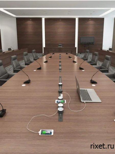 Трековая система розеток (металлическая), 2EU, 40 см, черная Трековая система розеток (металлическая), 2EU, 40 см, черная