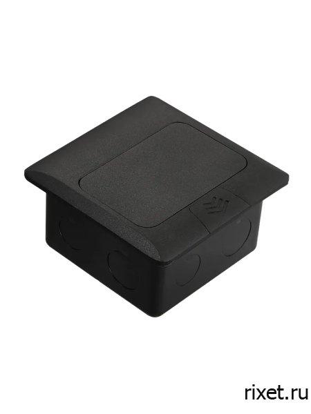 Встраиваемая выдвижная розетка в столешницу EU+USB, черный Встраиваемая выдвижная розетка в столешницу EU+USB, черный