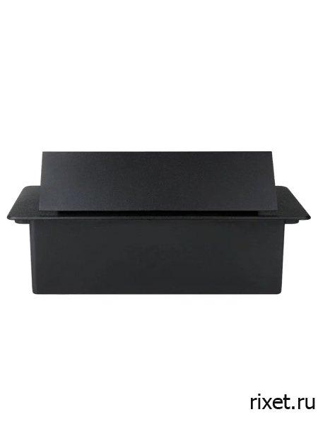 Встраиваемая выдвижная розетка в столешницу, 2EU+2USB+Type C, черная Встраиваемая выдвижная розетка в столешницу, 2EU+2USB+Type C, черная