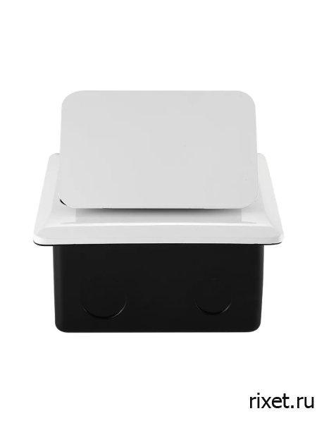Встраиваемая выдвижная розетка в столешницу, 2EU, белая Встраиваемая выдвижная розетка в столешницу, 2EU, белая