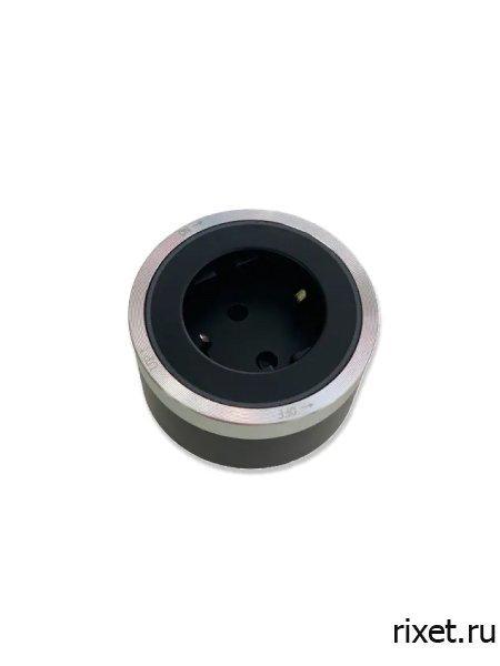 Трековая система розеток (металлическая), 3EU, 60 см, серебряная Трековая система розеток (металлическая), 3EU, 60 см, серебряная