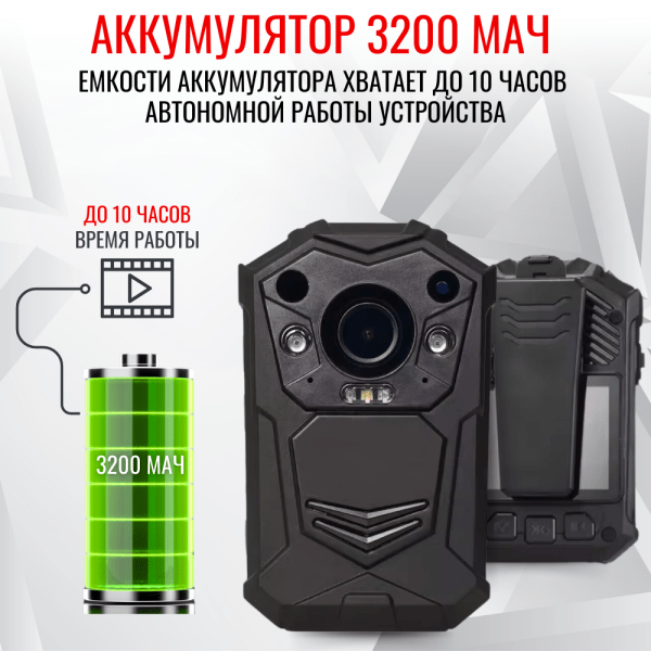 Персональный носимый видеорегистратор RIXET RX-2 Персональный носимый видеорегистратор RIXET RX-2