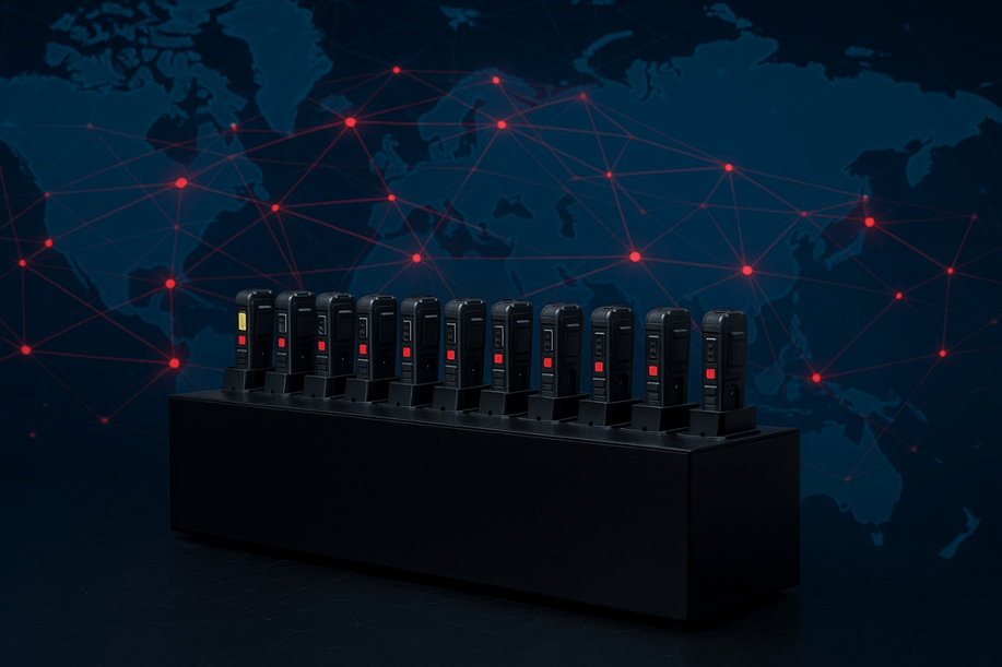 Станция зарядки нагрудных видеорегистраторов