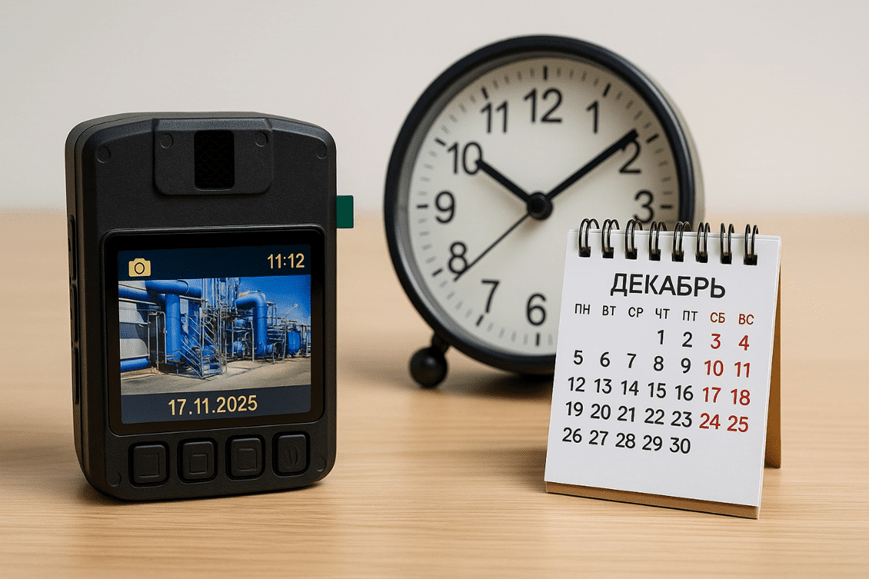 настройка даты и времени на персональном видеорегистраторе