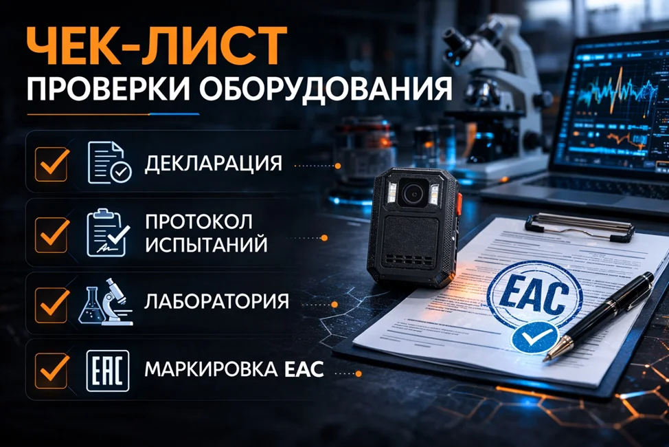 Чек-лист проверки оборудования